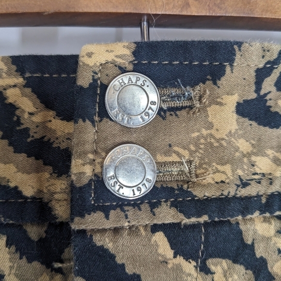 CHAPS Animal Print Pencil Skirt - Picture 3 of 8